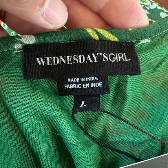 Adjustable green floral romper - Picture 4 of 5